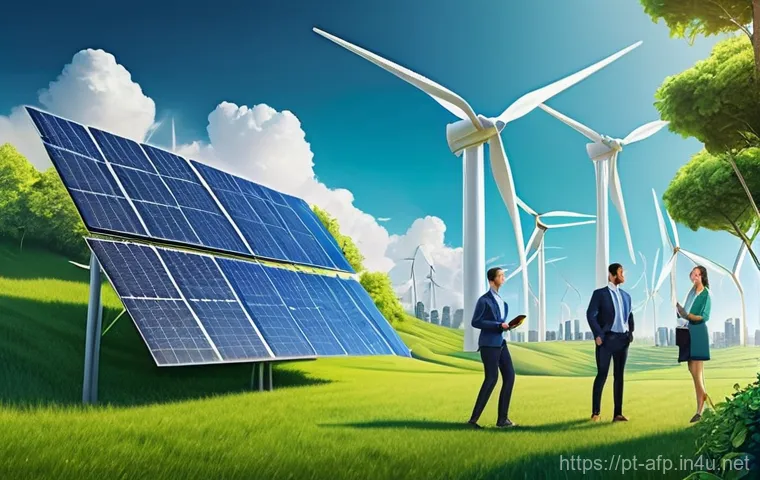 AFP 시험에 나오는 최신 트렌드 - **Prompt for Sustainable & Responsible Investments:**
"A vibrant and optimistic digital painting...
