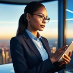 자산관리사 자격증으로 가능한 금융회사 종류 - **Prompt 1: The Visionary Navigator of Investments**
    "A confident female financial professional,...