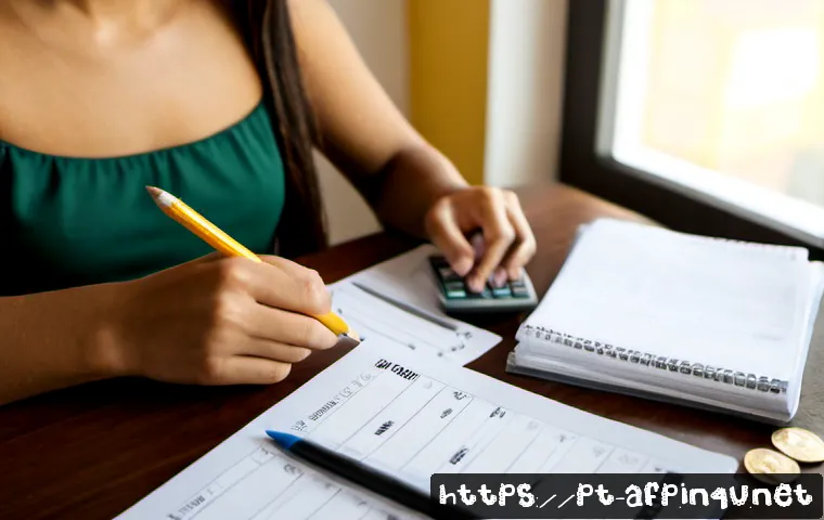 Home 17 AFP 시험 기출문제 분석 - Photorealistic Brazilian financial planning student analyzing practice exam materials at a clean hom...